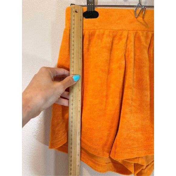 NWT Vacancy Beach Resort Tangerine Holiday Terry Shirt and Short Set Women’s 4 - Picture 14 of 16